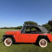 1950 Willys Jeepster Orange