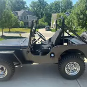 1950 Willys Overland CJ3A great for off-road fun!