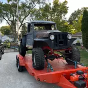 1950 Willys Pickup Pickup Black