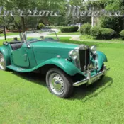 1951 British Racing Green Roadster Top Curtains Survivor
