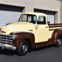 1951 Chevrolet 1/2 Ton Pickup 5-Window 0 Yellow Pickup Truck I6 Manual