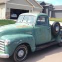 1951 Chevy 3100 5 Window Custom Cab Runs good 6v original truck great patina