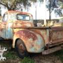 1951 Chevy truck, Patina, hotrod, field find