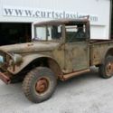 1951 DODGE M37 MILITARY PICKUP no reserve auction