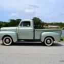 1951 Ford F-100 F-1 PICK UP 239 V8 3-SPEED UPGRADED 12 V 77 Miles Green Pickup T