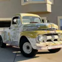 1951 Ford F-Series Pickup White RWD Manual F-3 Delux Cab