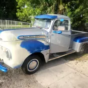 1951 Ford F1 Pickup that was once a show truck! Runs strong, 5.0 V8 easy restore