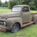 1951 Ford F1 truck Ex military olive drab flathead V8 cool original FT. Sill NR!