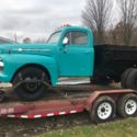 1951 Ford F4 dump truck rat rod restored