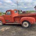 1951 GMC three-quarter ton pick up with a hoist