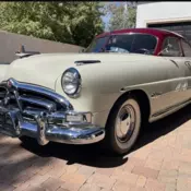 1951 Hudson Hornet, White/Burgundy with 64,250 Miles available now!