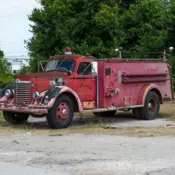 1951 International  Fire Truck  Red