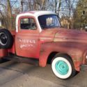 1951 International Harvester L- 110 short bed pickup truck.