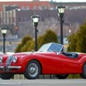 1951 Jaguar XK120 Roadster Carmen Red w/ Wires, Side Curtains, Tonnau Cover +++