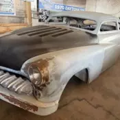 1951 Mercury Custom Coupe Grey 2 door coupe