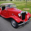 1951 MG TD  68,470 Miles Red