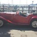 1951 MG TD Red Convertible