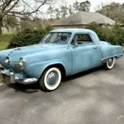 1951 Studebaker 3W Business Coupe- RESTORED RARE bullet nose- NO RESERVE !!