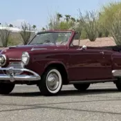 1951 Studebaker Champion Regal Convertible 24051 Miles Burgundy Convertible Cou