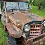 1951 Willys Pickup Pickup Grey Flatbed