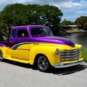 1952 Chevrolet 3100 Custom Show 1,526 Miles Yellow Pickup Truck 406 Automatic