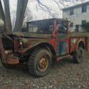 1952 DODGE M37 4X4 MILITARY FLATHEAD 6 24K  RUNS DRIVES RAT ROD NO RELISTING 12V
