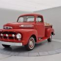 1952 Ford F-1 Flame Red Five Star Cab 1/2 ton Nut and Bolt restored Flat head V8