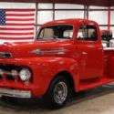 1952 Ford F1  67674 Miles Fire Truck Red Pickup Truck 239ci V8 3-Speed Manual