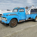 1952 FORD F6 VINTAGE TOW TRUCK WRECKER: COE RAT ROD GASSER STYLE! RUNS/DRIVES!