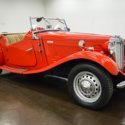 1952 MG MK II TD  82847 Miles RED Convertible Inline 4 4 Speed  Manual