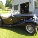 1952 MG TD Automobile Red Leather Runs & Drives Well