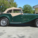 1952 MG TD BRITISH RACING GREEN WITH TAN BISCUIT LEATHER INTERIOR / RHD