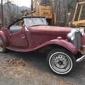 1952 MG TD Convertible Red RWD Manual