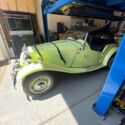 1952 MG TD Convertible Yellow RWD Automatic black