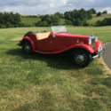 1952 MG TD Red With Tan interior