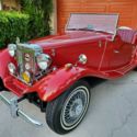 1952 MG TD REPLICA 4-CYLINDER MANUAL  LOW MILES  ALL OFFERS WILL BE CONSIDERED