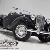 1952 MG TD Roadster 65471 Miles Black Convertible 1250 cc inline-4