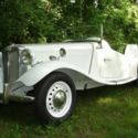 1952 MG TD with fiberglass hard top in above average condition