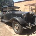 1952 MG TD with Rare Fiberglass Removeable Hardtop