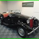1952 MGTD 1250 ROADSTER. BLACK / ORIG RED TRIM. 61K ORIG MILES. PRESERV SURVIVOR