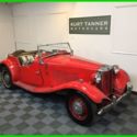 1952 MGTD 1250 ROADSTER. ORIG YELLOW W/GREEN TRIM. 4-SPEED. ORIGINAL CA CAR.