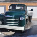 1952 Vintage Chevy 2-Ton Green Steel Flatbed Truck w/Hoist~Completely Restored!