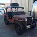 1952 Willys CJ-3A Red 4WD Manual