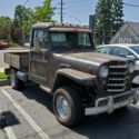 1952 willys jeep overland pickup truck turbo diesel rat rod flatbed om617