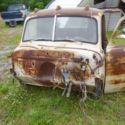 1953 3 WINDOW CHEVY OR GMC CAB AND DOORS GOOD FOR RAT ROD OR STREET ROD PROJECT