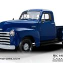 1953 Chevrolet 3100 Pickup Truck Mariner Blue Pickup Truck  3 Speed Manual