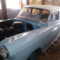 1953 chevrolet bel air 4 door light blue and white, new paint, too much to list