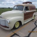 1953 CHEVROLET CUSTOM WOODY PANEL VAN; 2 DOOR