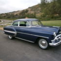 1953 CHEVY Bel Air, 2 DR. TWO OWNER CAR 78,000 ACTUAL MILES,matching numbers.