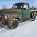 1953 Chevy pickup truck short box original patina 3100 model